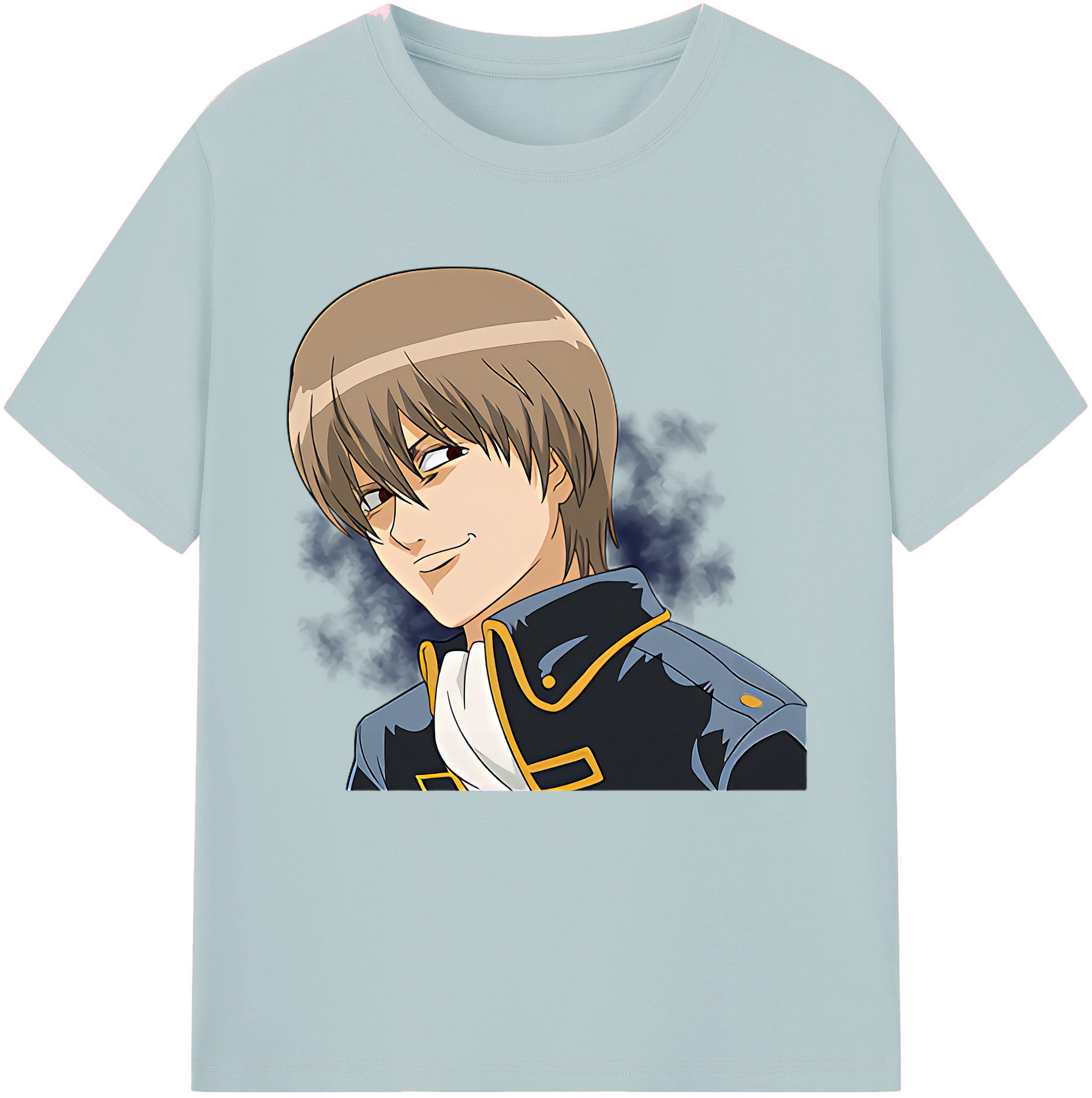 （画像用） ぎんたま 坂田銀時（さかたぎんとき） 神楽 志村新八（しむら しんぱち） GINTAMA Sakata Gintoki Kagura Shimura Shinpachi 綿100％半袖Tシャツ（フロントプリント）